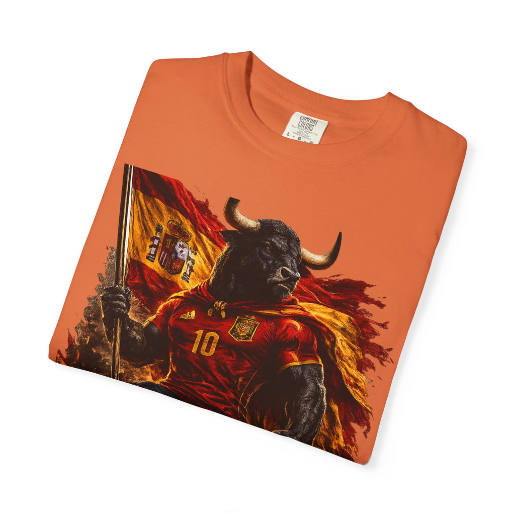 Spain Bull Soccer T-Shirt – España Football Fan Graphic Tee