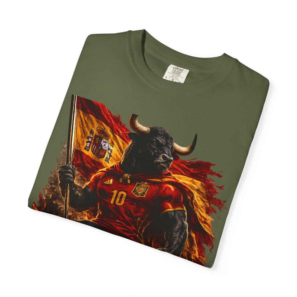 Spain Bull Soccer T-Shirt – España Football Fan Graphic Tee