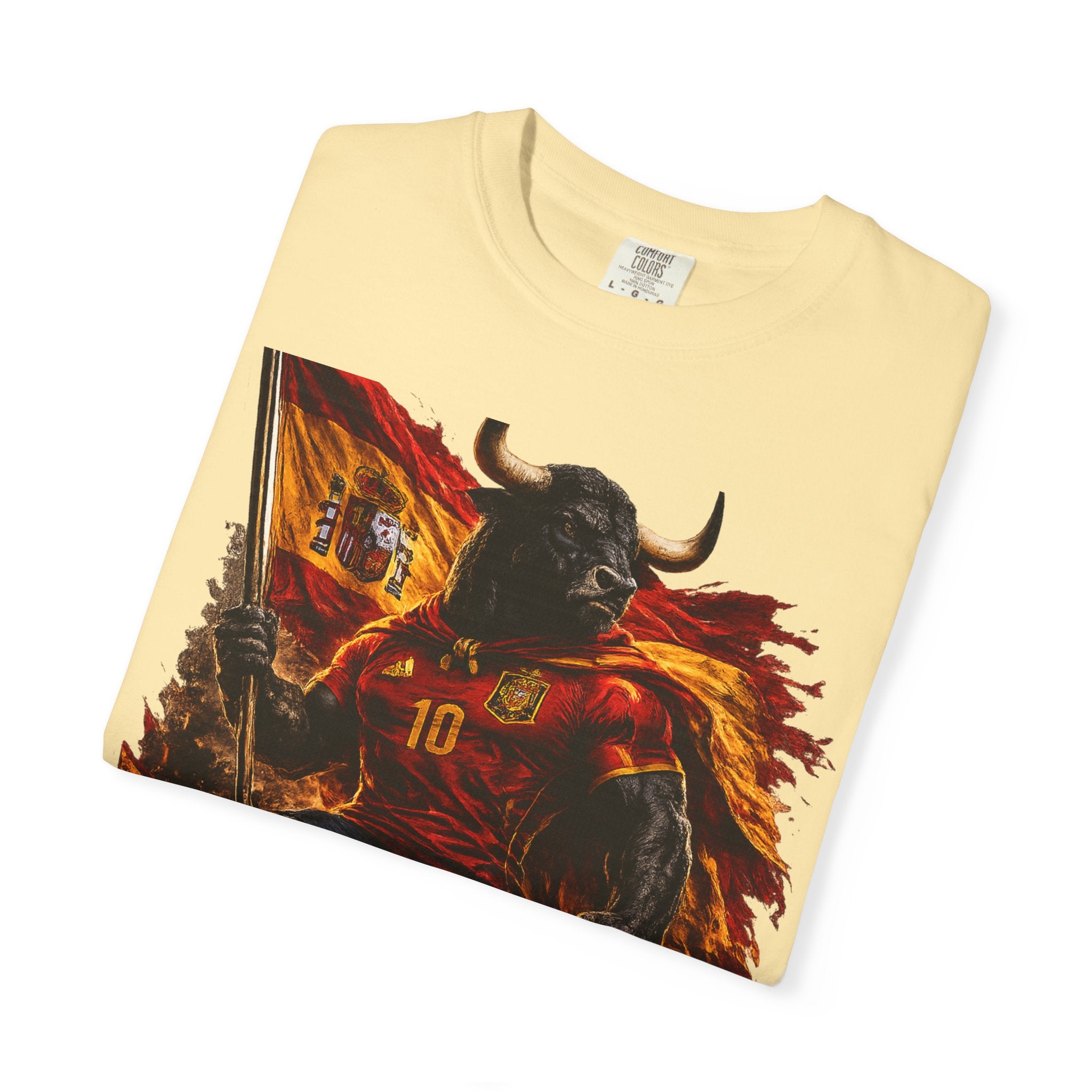 Spain Bull Soccer T-Shirt – España Football Fan Graphic Tee