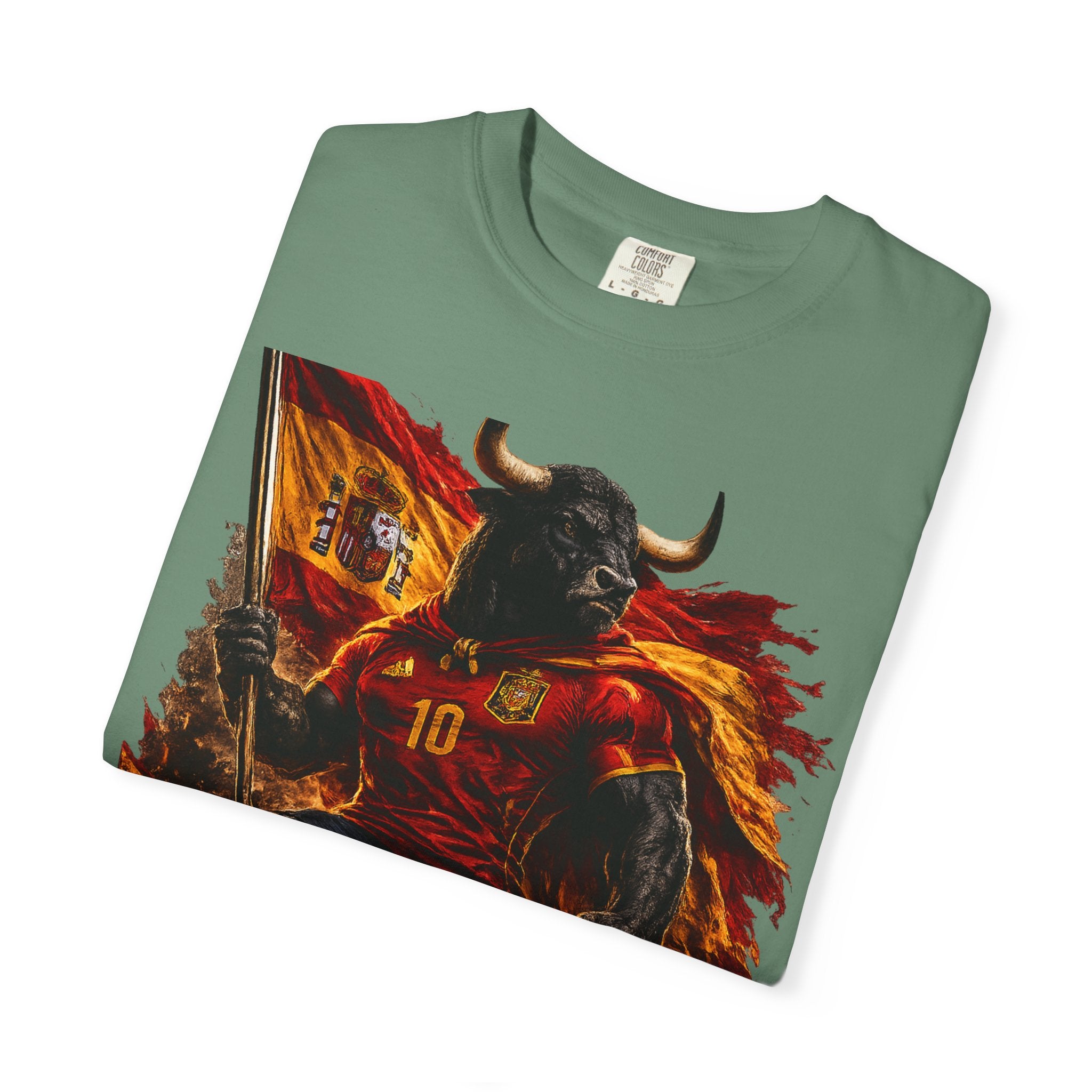 Spain Bull Soccer T-Shirt – España Football Fan Graphic Tee