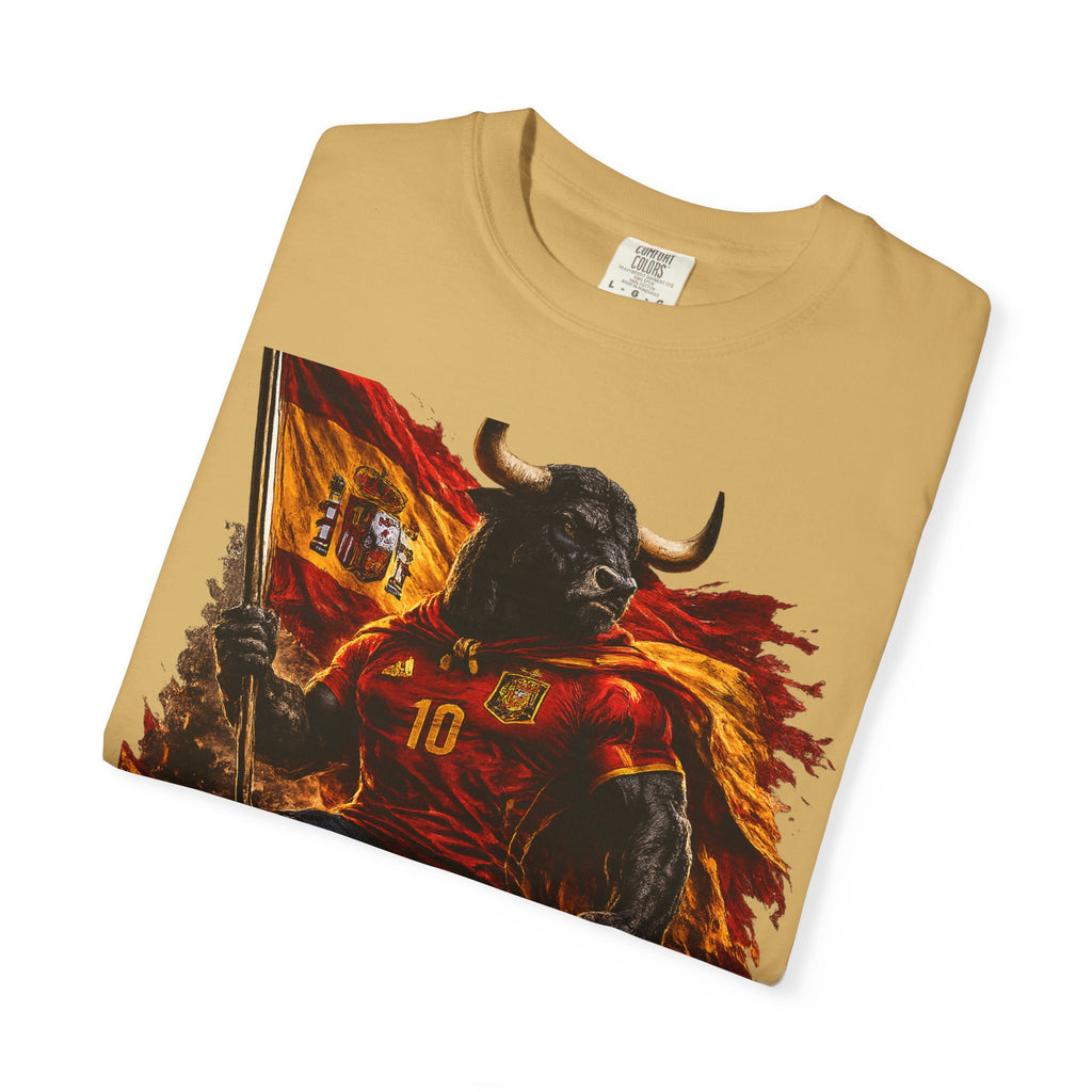 Spain Bull Soccer T-Shirt – España Football Fan Graphic Tee