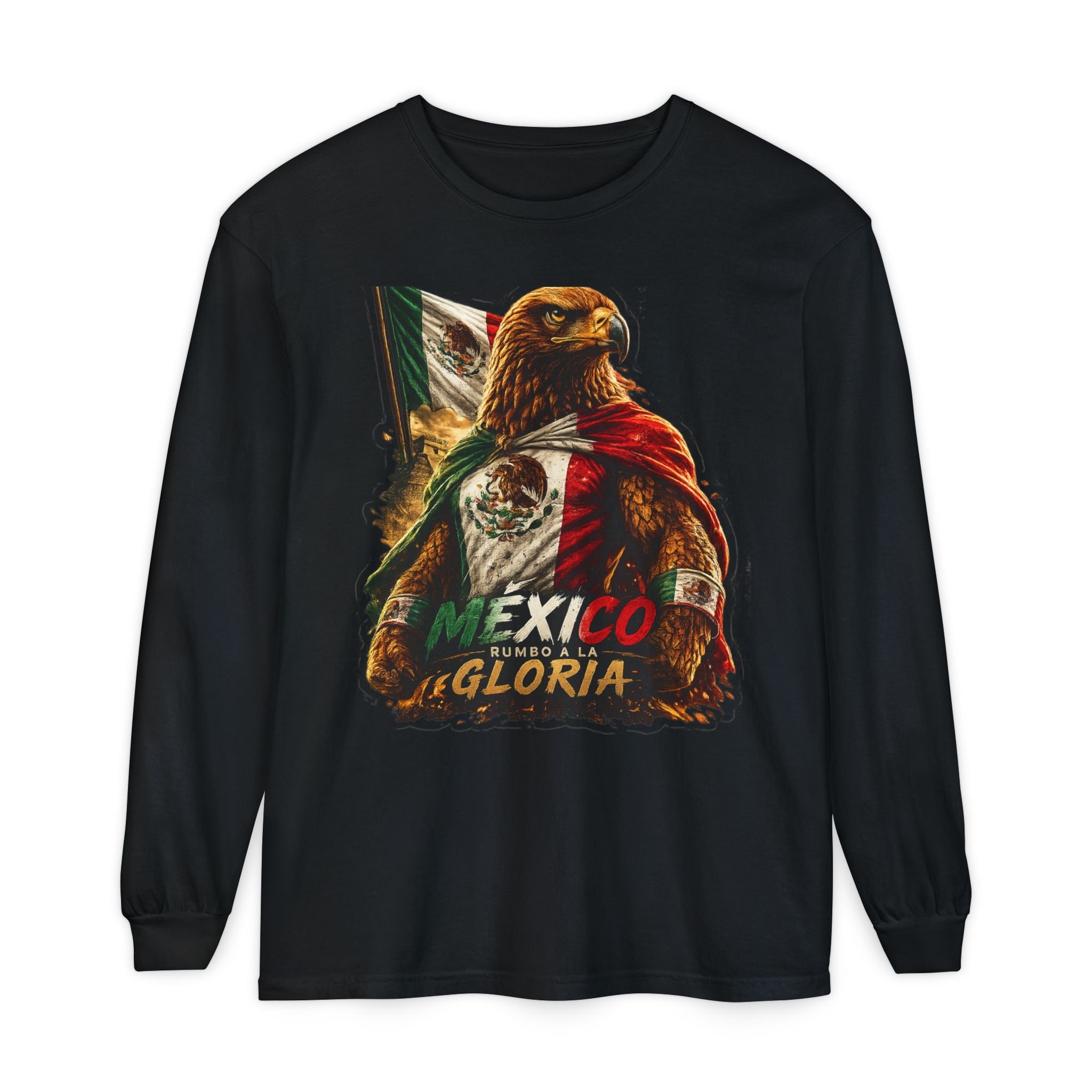 Mexico Gloria Eagle Long Sleeve T-Shirt