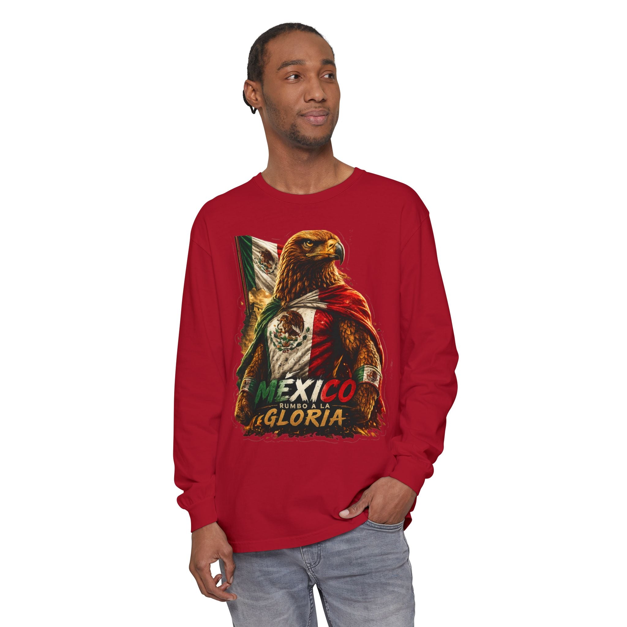 Mexico Gloria Eagle Long Sleeve T-Shirt