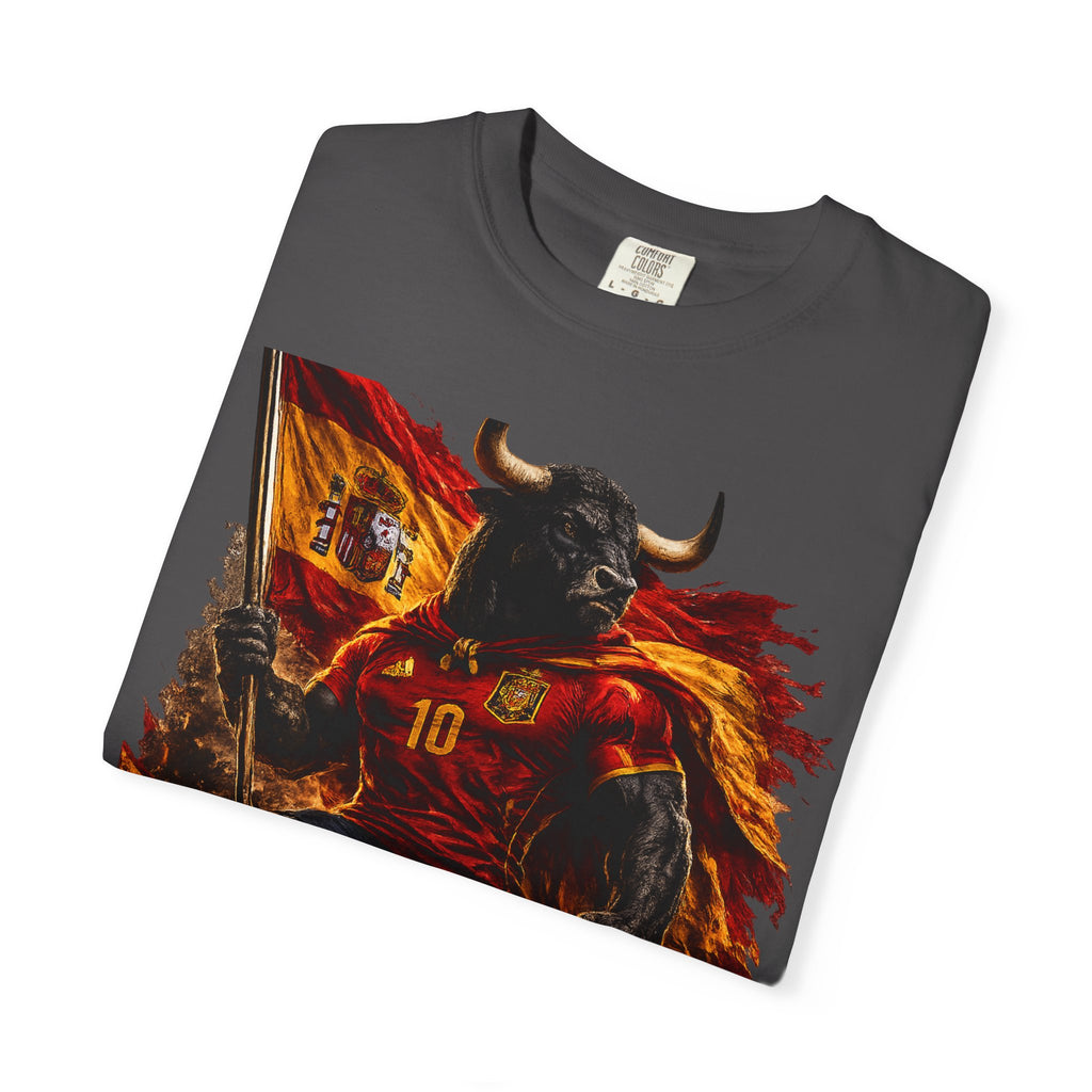 Spain Bull Soccer T-Shirt – España Football Fan Graphic Tee