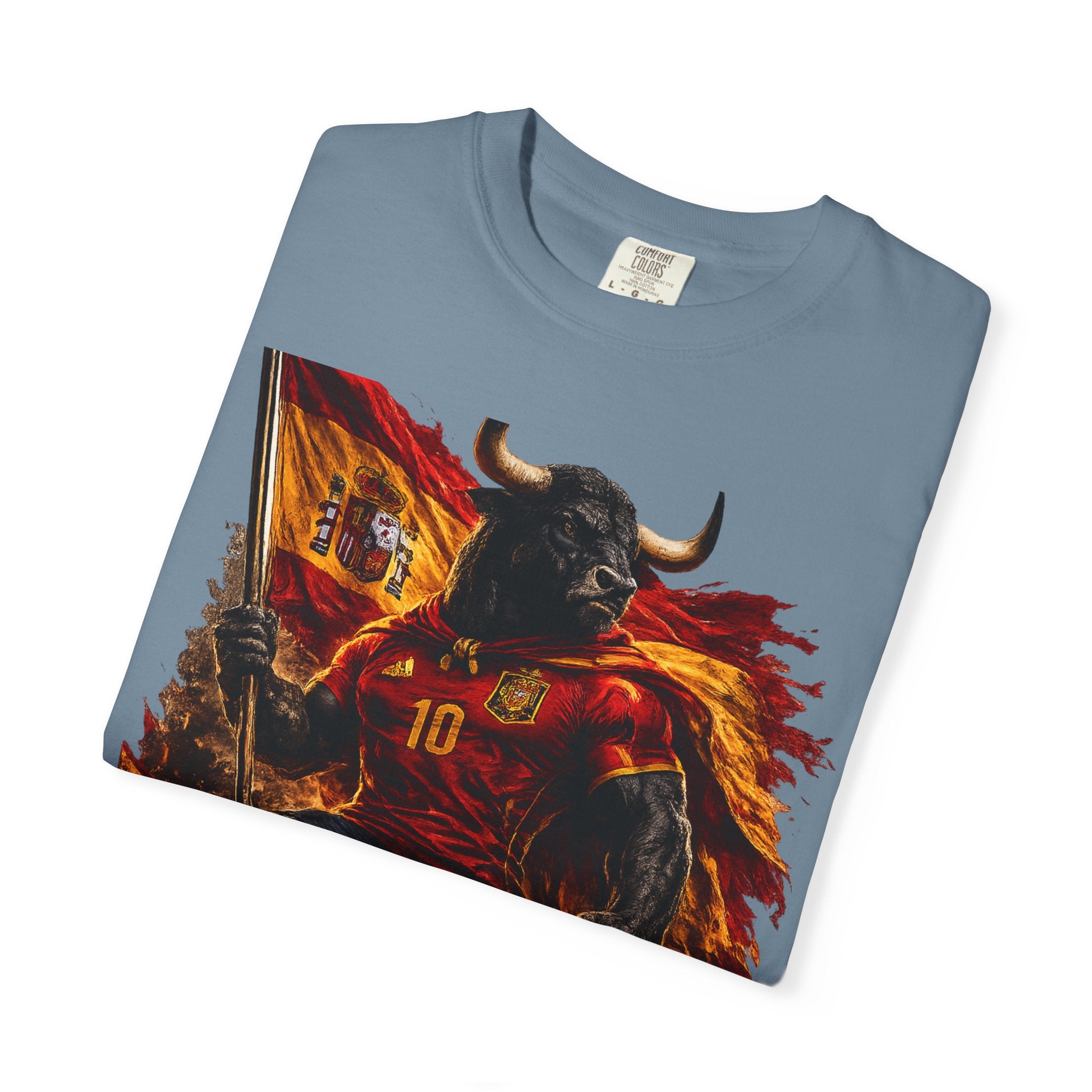Spain Bull Soccer T-Shirt – España Football Fan Graphic Tee
