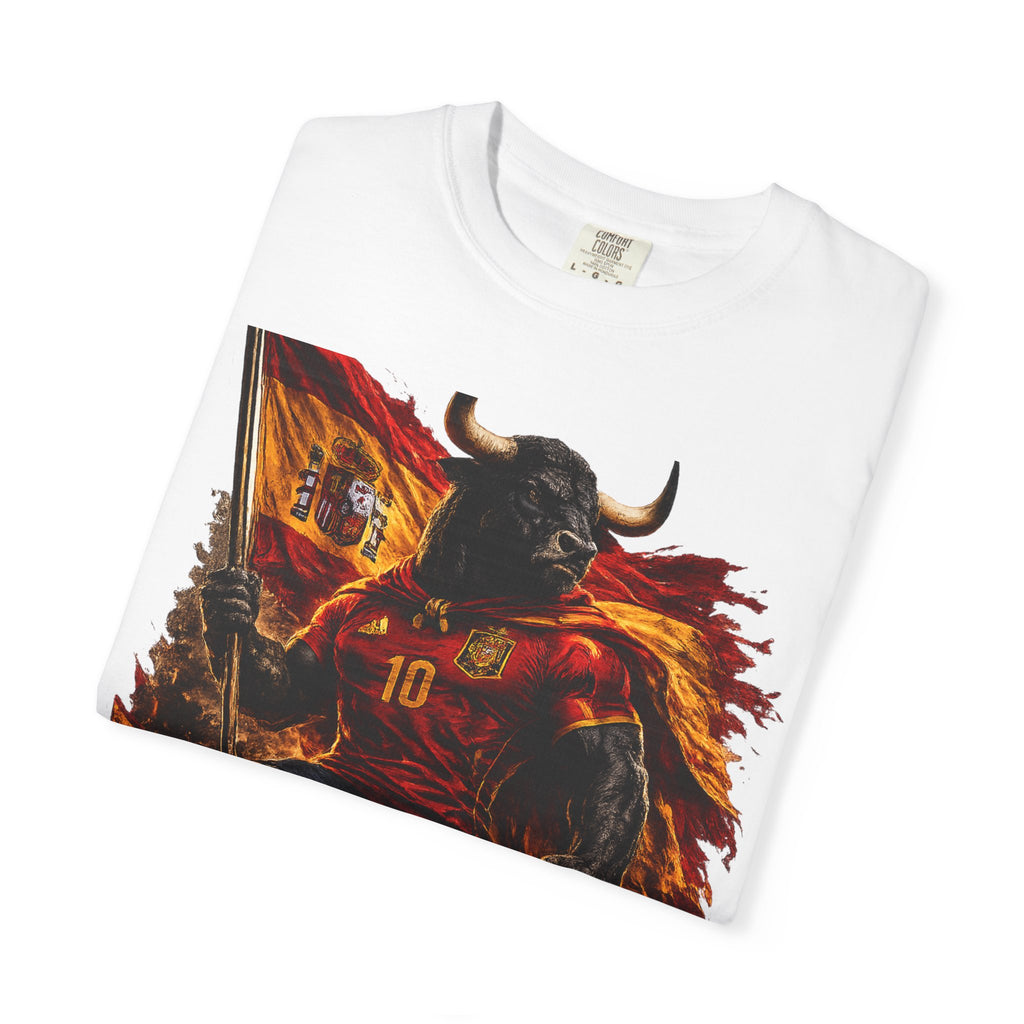 Spain Bull Soccer T-Shirt – España Football Fan Graphic Tee