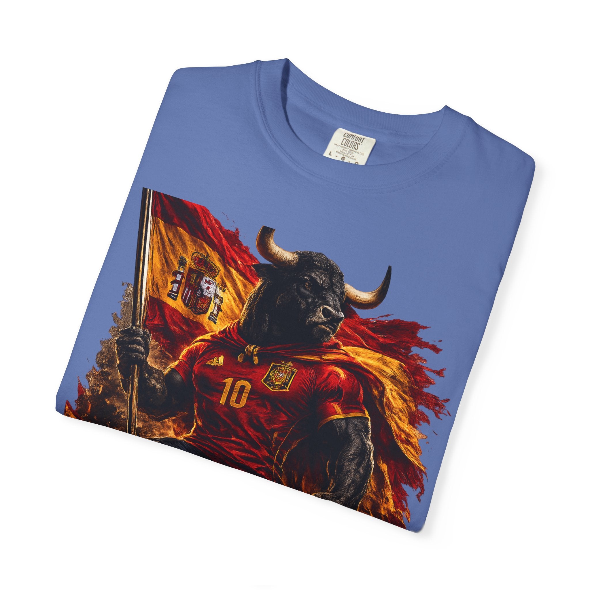 Spain Bull Soccer T-Shirt – España Football Fan Graphic Tee
