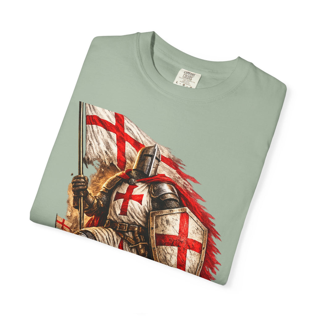 T‑Shirt — England Crusader Knight Graphic Tee (St. George’s Cross)
