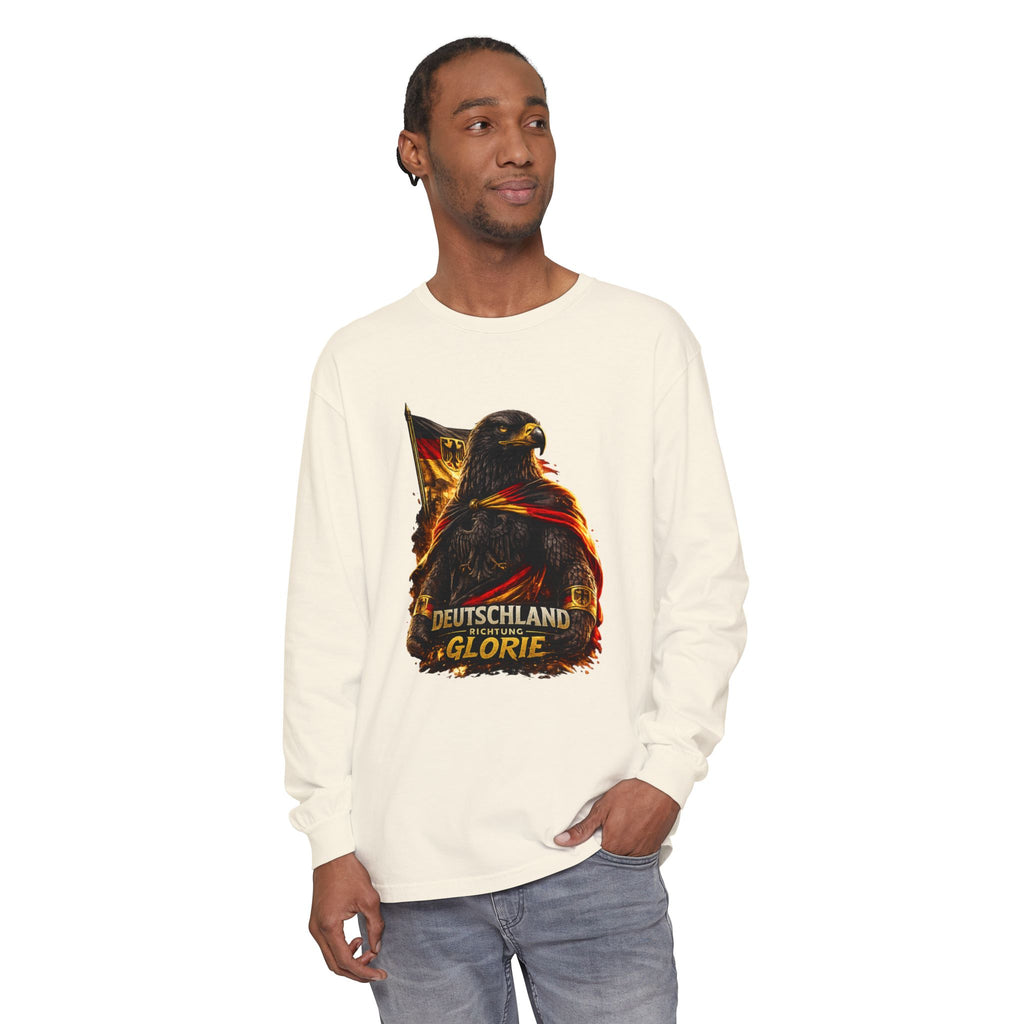 Unisex Garment-dyed Long Sleeve T-Shirt