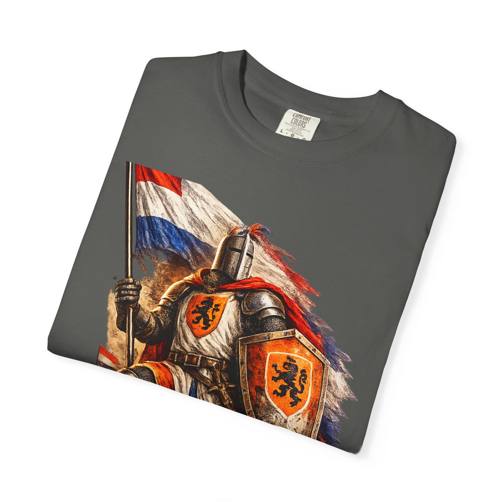 Netherlands Knight T-Shirt – Vintage Medieval Flag Graphic Tee