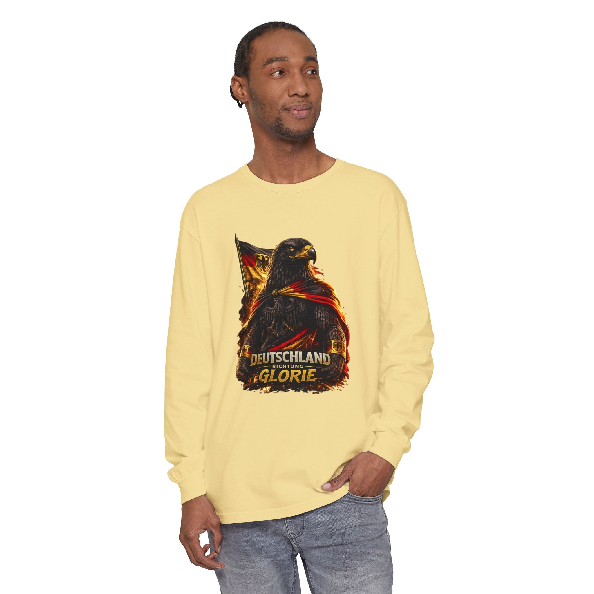 Unisex Garment-dyed Long Sleeve T-Shirt