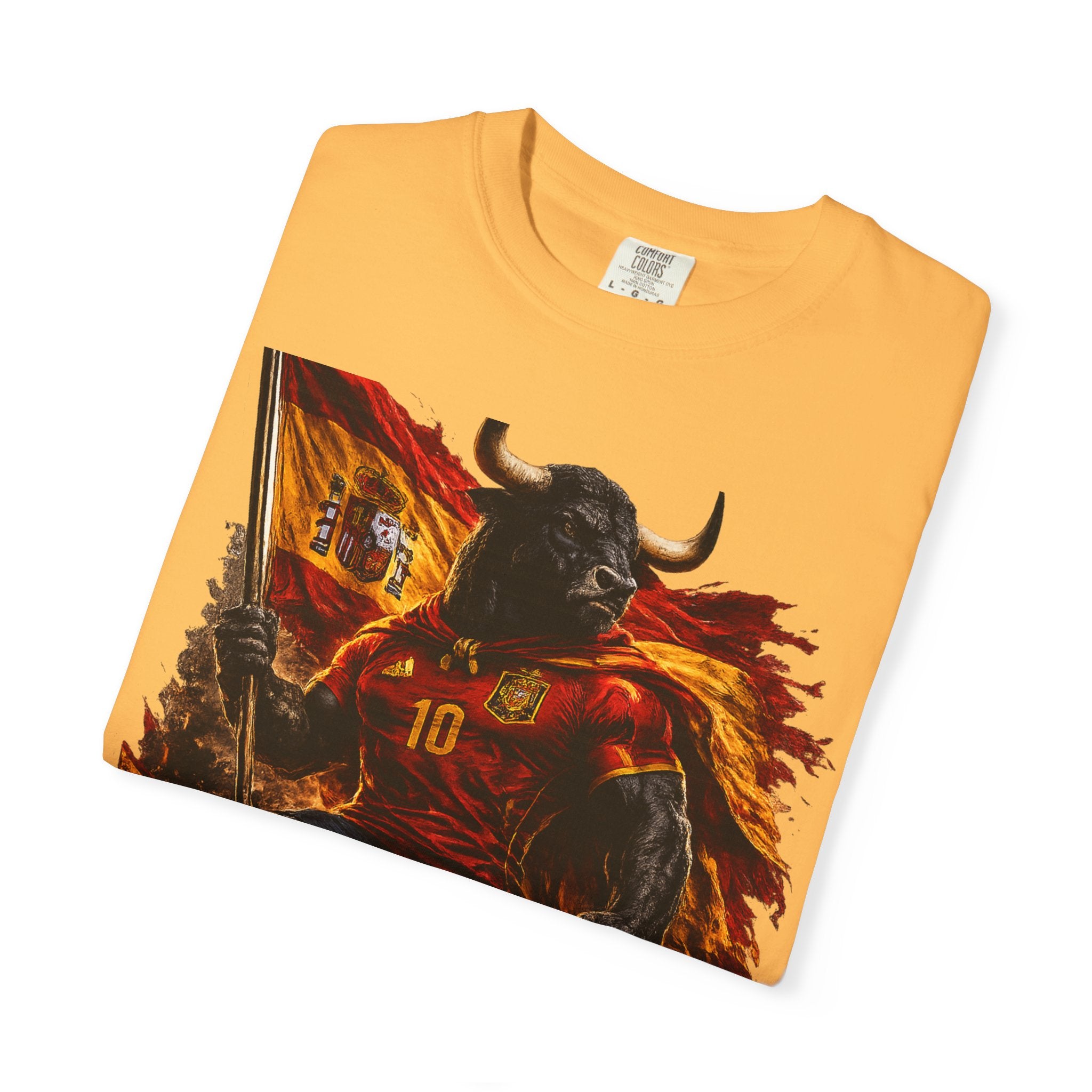 Spain Bull Soccer T-Shirt – España Football Fan Graphic Tee